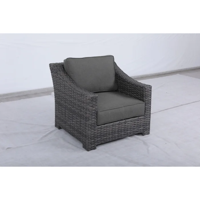 Bora BoraWicker Rattan Club Chair with Olefin Cushion