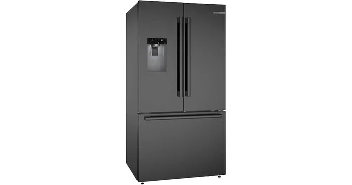 Bosch 36 Inch Wide 26 Cu. Ft. Energy Star Certified Fingerprint Resistant French Door Refrigerator with External Ice and Water Dispenser