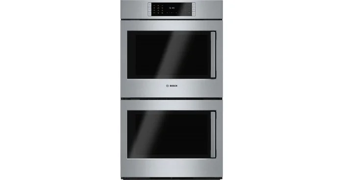 Bosch Benchmark 30 Inch Wide 9.2 Cu. Ft. Double Electric Oven with Left Hinge Door