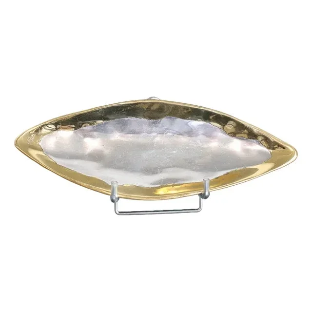 Brass and Aluminium Tray by David Marshall, 1990s