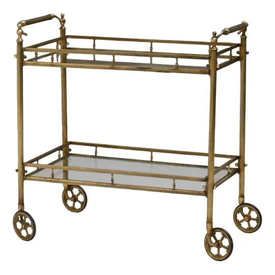 Brass Drinks Trolley, 1930s
