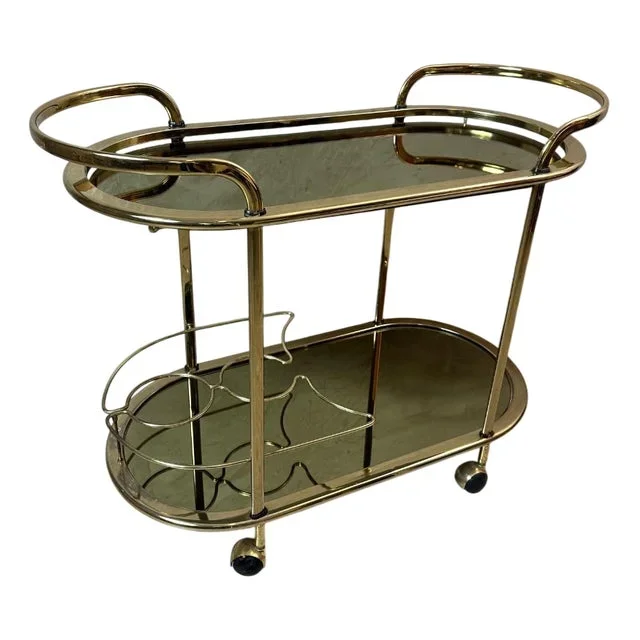 Brass Serving Cart, 1970