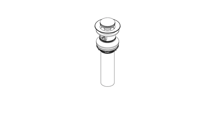 Brasstech 1-1/4″ Pop-Up Drain Assembly