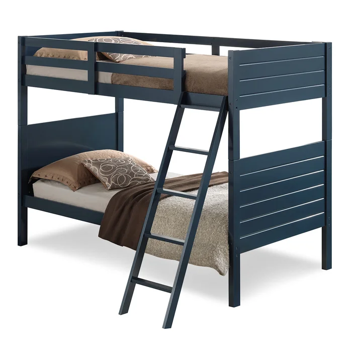 Broyhill Kids Palm Bay Twin Bunk Bed in Blue