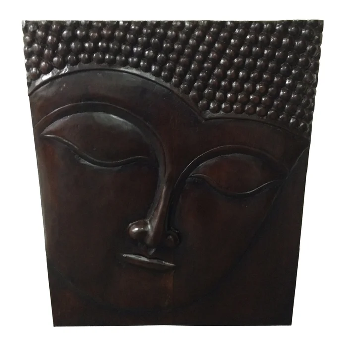Buddha Mahogany Wood Teak Frame Handcrafted Indonesia – D-Art Collection