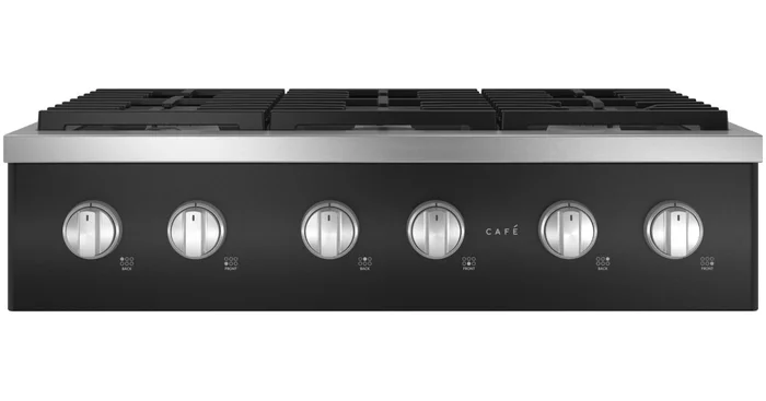 Cafe 36 Inch Wide 6 Burner Natural Gas Rangetop with Multi-Ring Burner