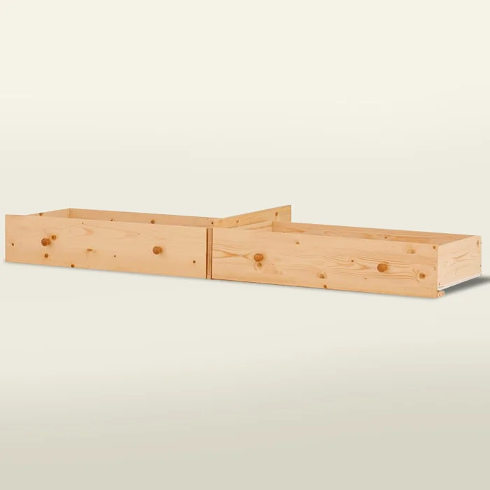 Canwood Extra 2 Drawer Set for Double Mates Bed in Natural