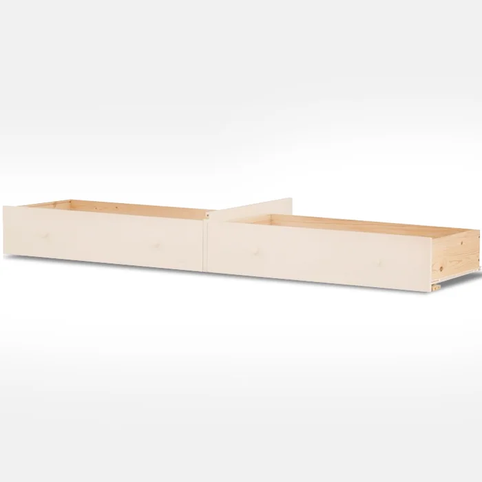 Canwood Extra 2 Drawer Set for Double Mates Bed in White