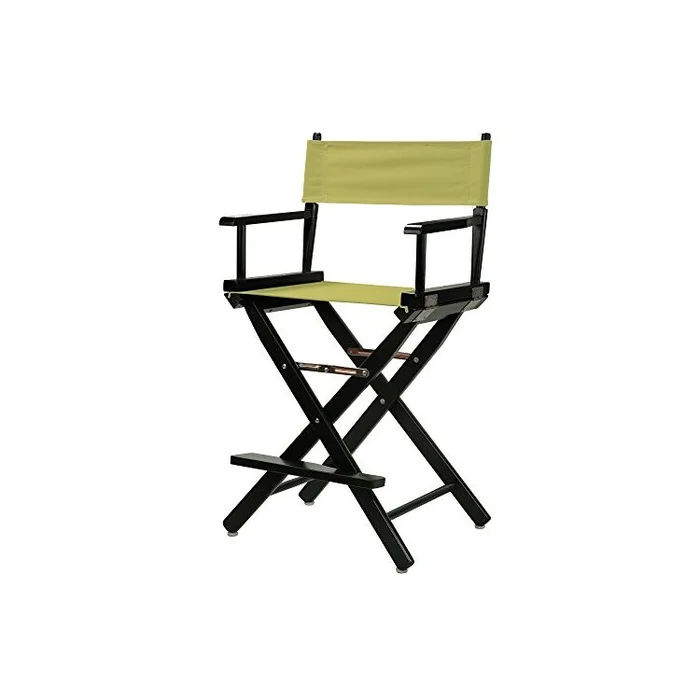 Casual Home 24″ Director’s Chair Black Frame-Sage Canvas