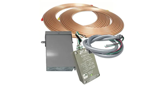 Central Air Accessories Central Air Installation Kit – 3/8″ x 7/8″ Central Air Line Set – 3/8″ Insulation – 25′ Length – 8 GA Whip – For 4 and 5 Ton Units