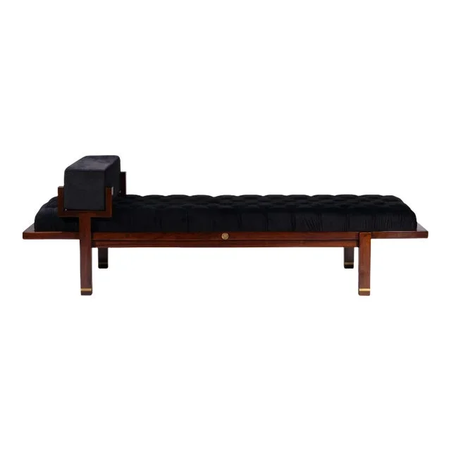 Ceti Contemporary Rosewood Finish Chaise From Boston Mills