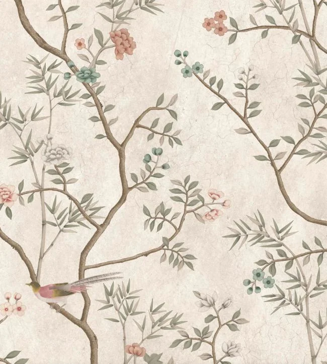 Chinoiserie Onism Wallpaper – Mural – Pearl