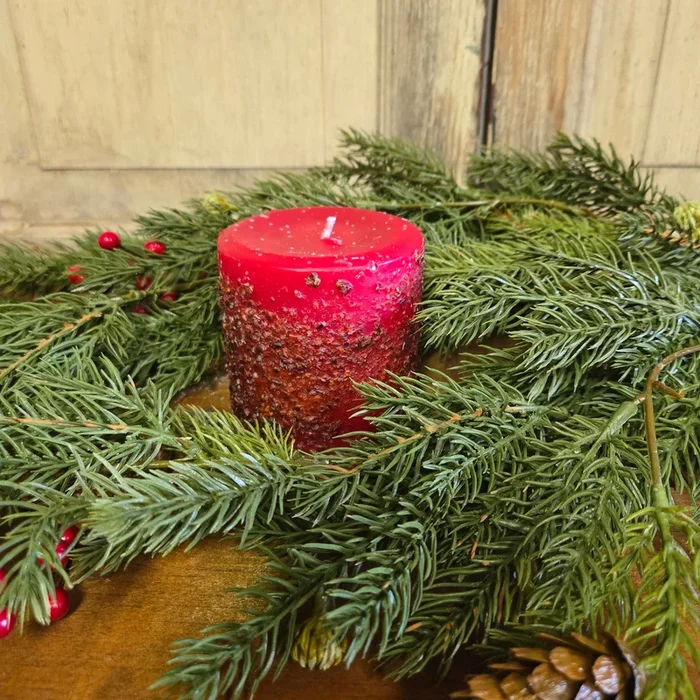 Christmas Past Pillar Candle 3″ x 3″