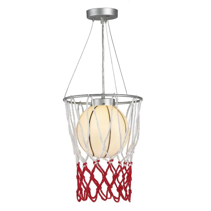 Chrome Glass Iron Basketball Design Childrens Room Lighting Fixtures – Bethel International