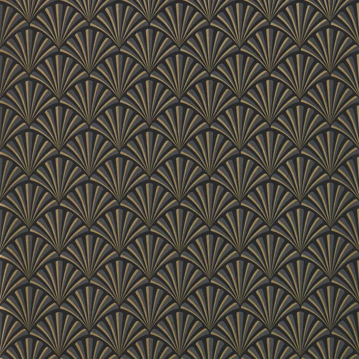 Chrysler Wallpaper – Noir – Clarke & Clarke