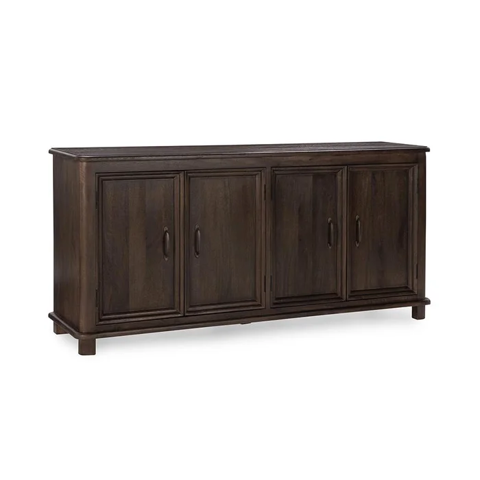 Classic Home – Brookside 4-Door Mango wood Sideboard Buffet – Cocoa Brown – 52010991
