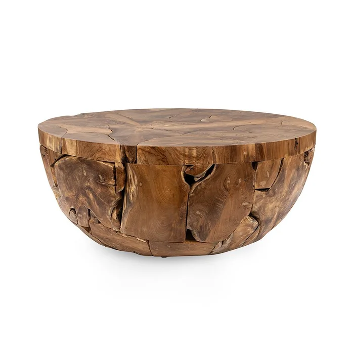 Classic Home – Garford 40in Teak Wood Coffee Table – Natural – 51005404