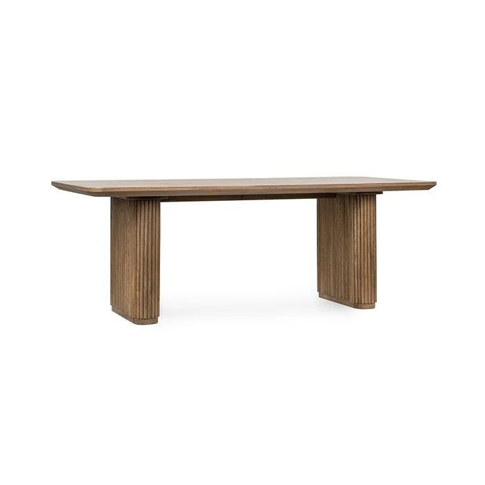 Classic Home – Vander 84in Wood Dining Table – Tawny Brown – 51031737