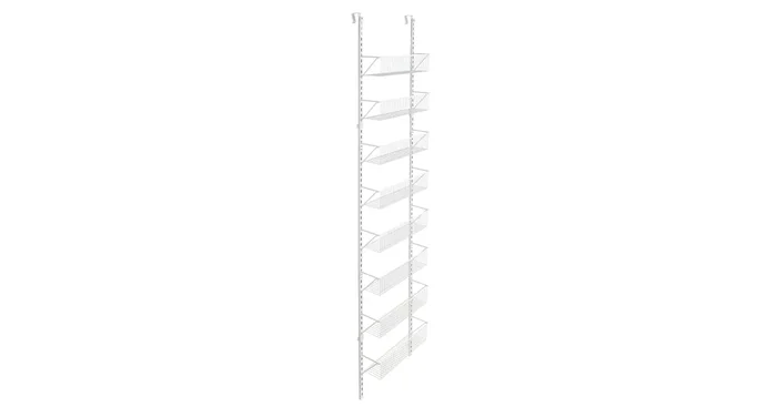 ClosetMaid ClosetMaid 77″H x 18″W 8 Tier Wall Mount of Over the Door Closet, Bedroom, Pantry Basket Organizer