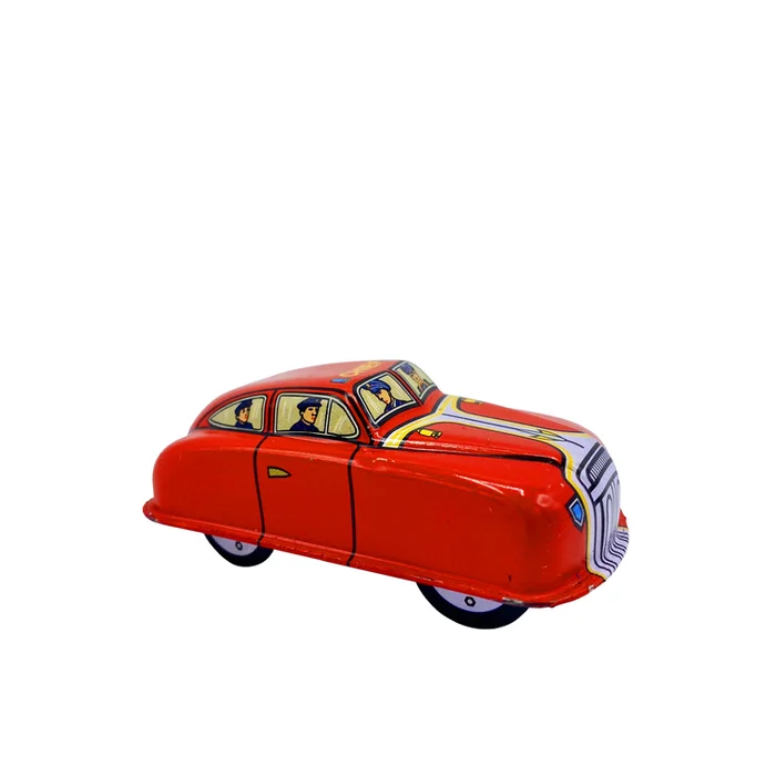 Collectible Mini Fire Chief Car Key-Wind Metal Toy Made in China