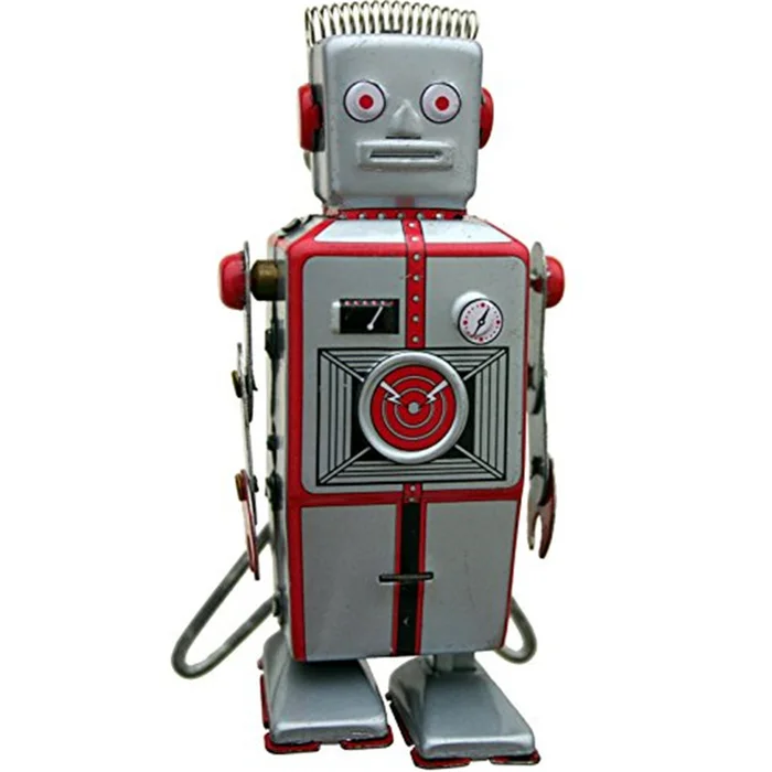 Collectible Tin Wind-Up Robot – Made in China for Adult Collectors