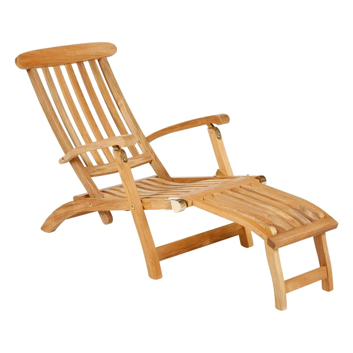Commodore Teak Recliner – Standard