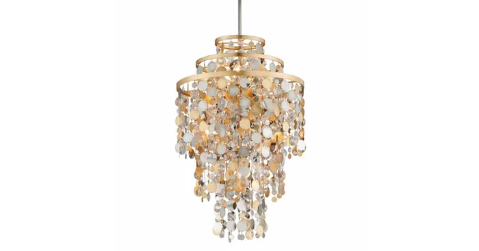 Corbett Lighting Ambrosia 7 Light 24″ Wide Pendant with Crystal Accents