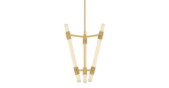 Corbett Lighting Krakow 22″ Wide LED Pendant with Cloud Glass Shades
