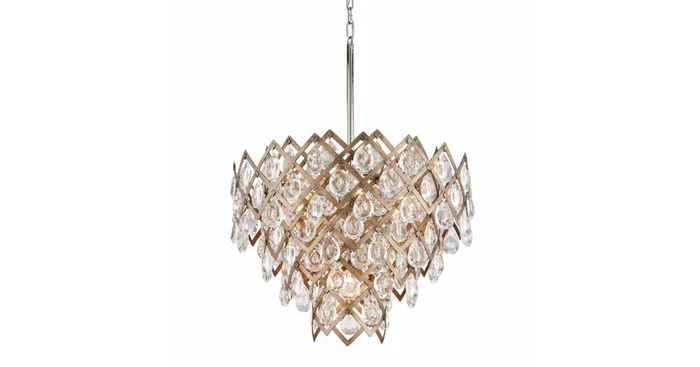Corbett Lighting Tiara 7 Light 25-3/4″ Wide Chandelier with Crystal Accents