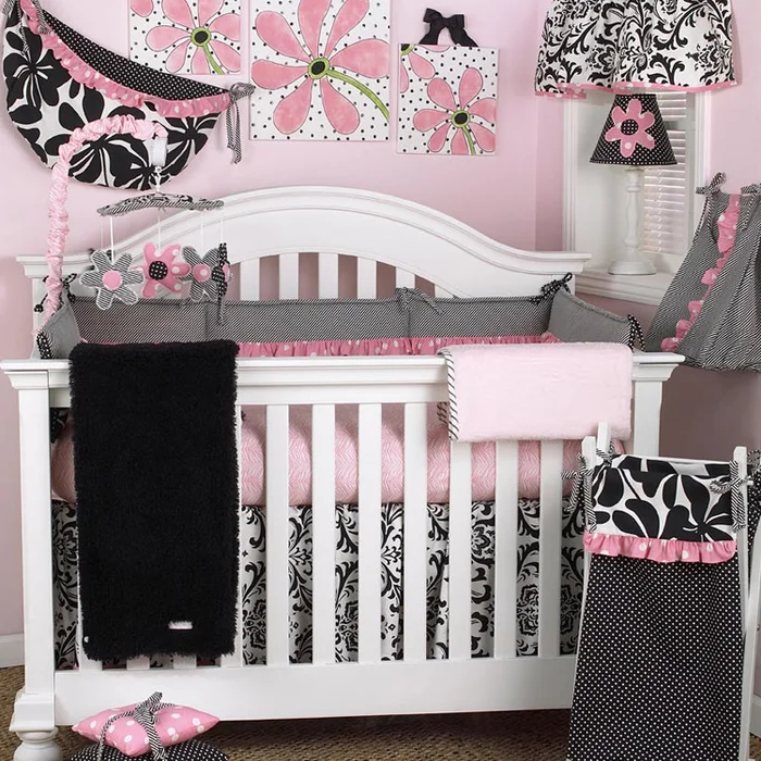 Cottontale Designs Girly 8 Piece Crib Bedding Set