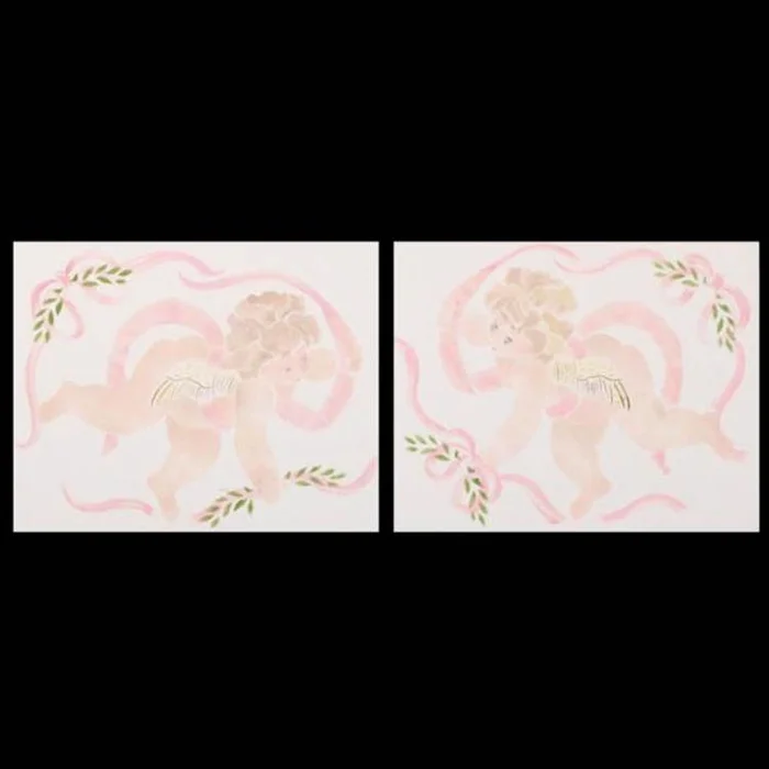 Cottontale Designs Lollipops and Roses 2 Piece Wall Art