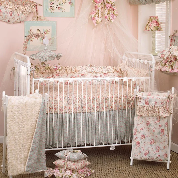Cottontale Designs Tea Party 7 Piece Crib Bedding Set