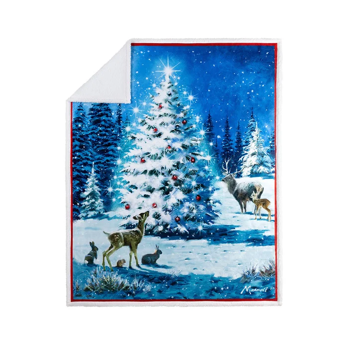 Cozy Christmas Magical Tree Throw Blanket – DOTCOM Specialty Line