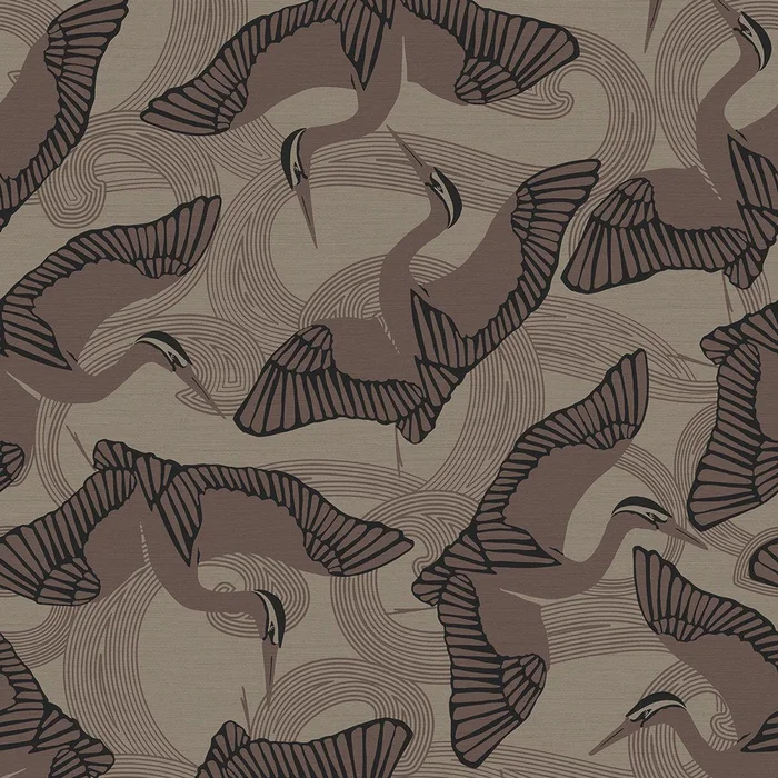 Cranes Fantasia Wallpaper