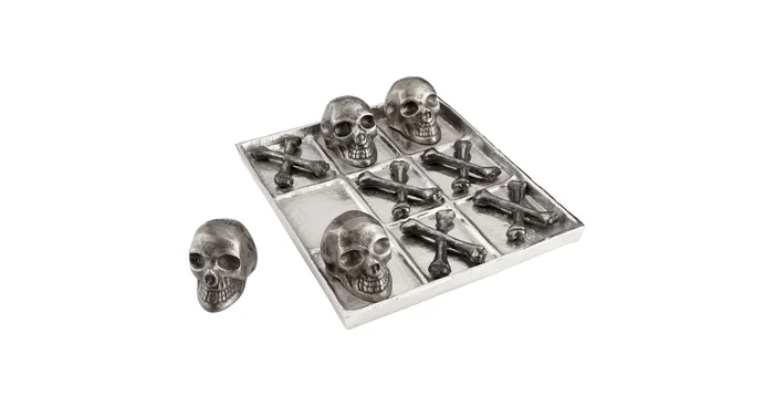 Cyan Design 10 Piece Aluminum Tic Tac Toe Game Board