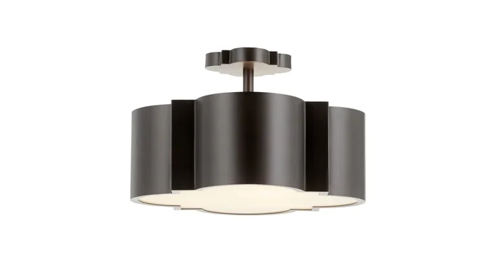Cyan Design Wyatt 3 Bulb 16″ Wide Medium (E26) Semi-Flush Abstract Ceiling Fixture