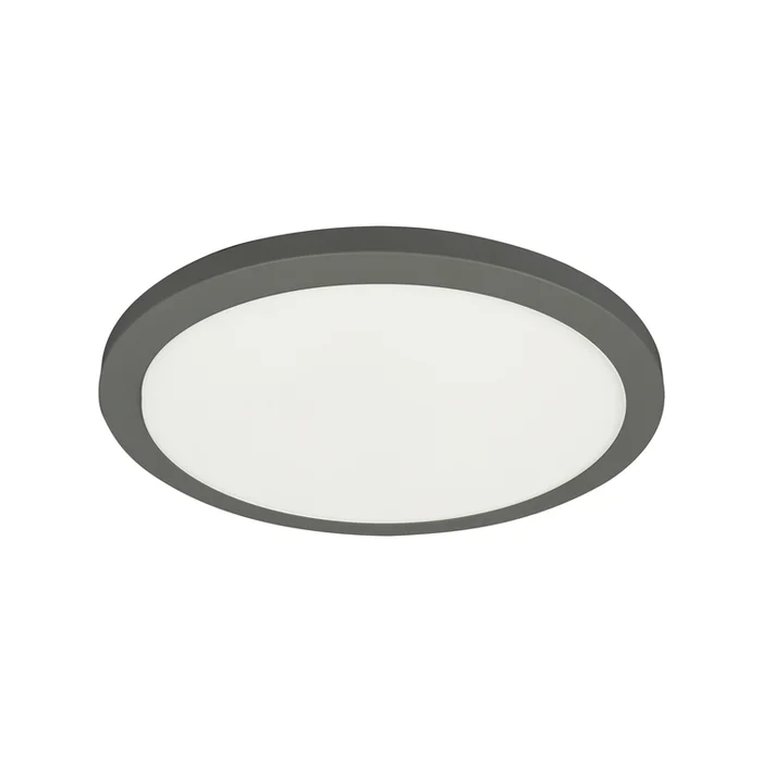 Dainolite 25W Matte Black Flush Mount