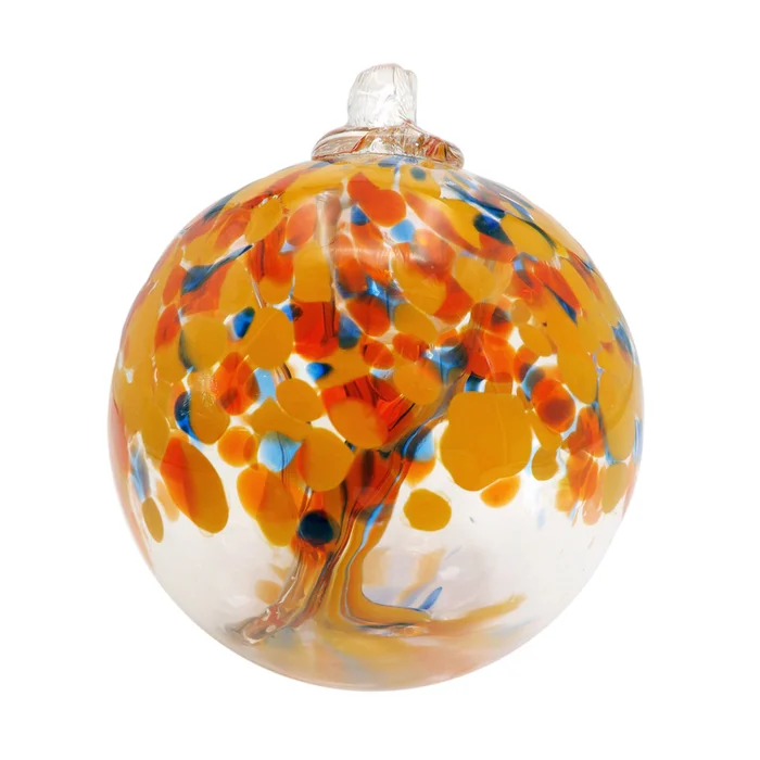 Dale Tiffany Tree of Life – Aura Hand Blown Art Glass Ornament-4″D