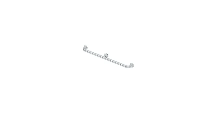 Deltana 34″ Grab Bar with Center Post and Solid Brass Construction from the 88 Series