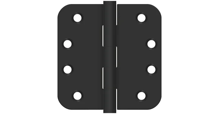 Deltana 4″ x 4″ Plain Bearing 5/8″ Radius Corner Mortise Door Hinge – Pair