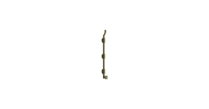 Deltana Solid Brass 18″ Modern Offset Surface Bolt