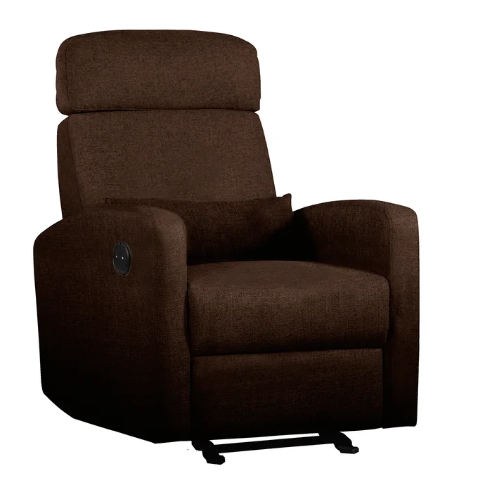 Dezmo Electric Full Power Motion Chair with Microfiber Fabric in Brown