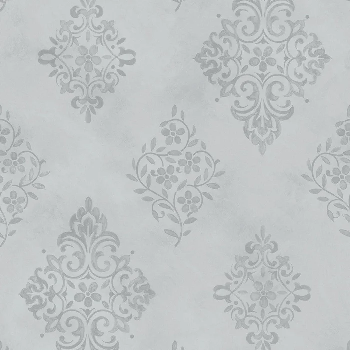 Diamond Motif Wallpaper – Blue