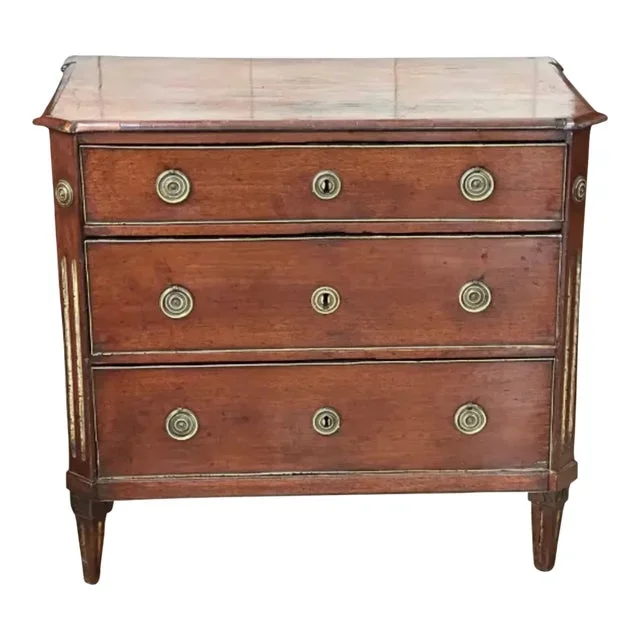 Directoire Period 19th C. French Three-Drawer Commode