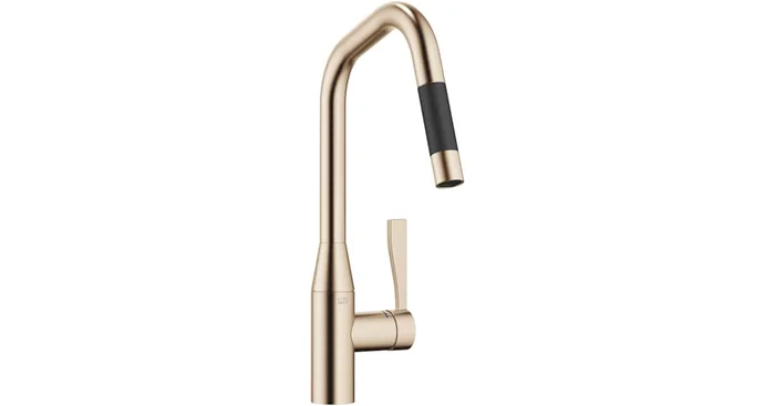 Dornbracht Sync 1.5 GPM Single Hole Pull Down Kitchen Faucet with Swivel Spout and Descaling System