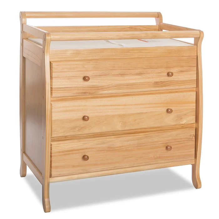 Dream on Me Liberty Collection 3 Drawer Changing Table in Natural
