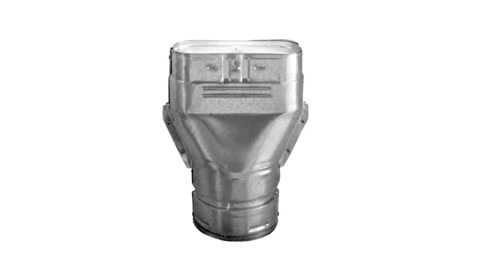 DuraVent 6″ Inner Diameter – Type B Oval Gas Vent – Double Wall – Round-to-Oval Adapter