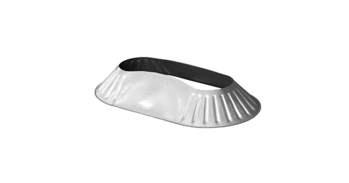 DuraVent 6″ Inner Diameter – Type B Oval Gas Vent – Double Wall – Storm Collar