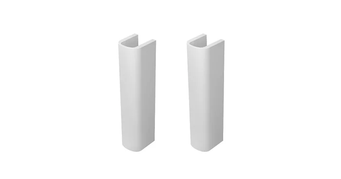 Duravit DuraStyle Ceramic Pedestal Only – Pack of Two