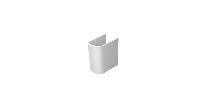 Duravit DuraStyle Ceramic Siphon Cover with Installation Fixings